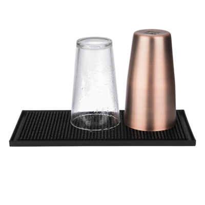 Barmatte Kunststoff schwarz, 30 x 15cm,  H: 1.7 cm rutschfest_2