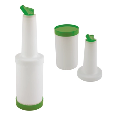 Bouteille dosage verte, 4 pcs., H: 33 cm, 850 ml _1