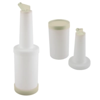 Bouteille dosage claire, 4 pcs., H: 33 cm, 850 ml 