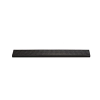 Tapis de bar, noir, 52 x 8 cm, H: 1.7 cm, antidérapant 