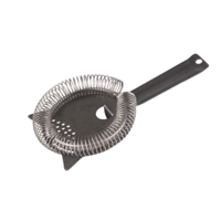 Passoire à bar noir look Gunmetal, en inox, Ø 9 cm, L: 18 cm