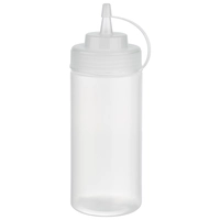 Bouteille verseuse souple, transp.Ø 7 cm, 490 ml,  H: 12 cm, polyétylène