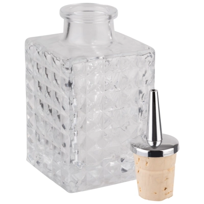 bouteille / pissette pour liqueurs amères 5 x 5 cm, H: 13 cm, 100 ml_2