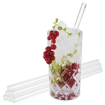 Trinkhalme, Ø 10 mm Länge: 21 cm, Glas                          _2